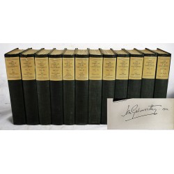 The Works of John Galsworthy. Manaton Edition (Signed Galsworthy, by 12 Volumes)